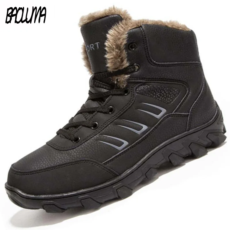 Günstige Echtes Leder Männer Winter Stiefel Kampf Stiefeletten Arbeiten Atmungsaktive Langlebig Männer Armee Kräfte Gummi Mid kalb High Top stiefel Schuhe
