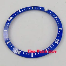 Высококачественный твердый 41 мм синий керамический ободок вставка подходит для мужских часов B50