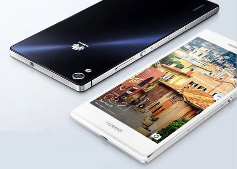 Глобальная прошивка HuaWei Ascend P7 4G LTE мобильный телефон четырехъядерный Android 4,4 5," FHD 1920x1080 2 Гб ram 16 Гб rom 13,0 МП