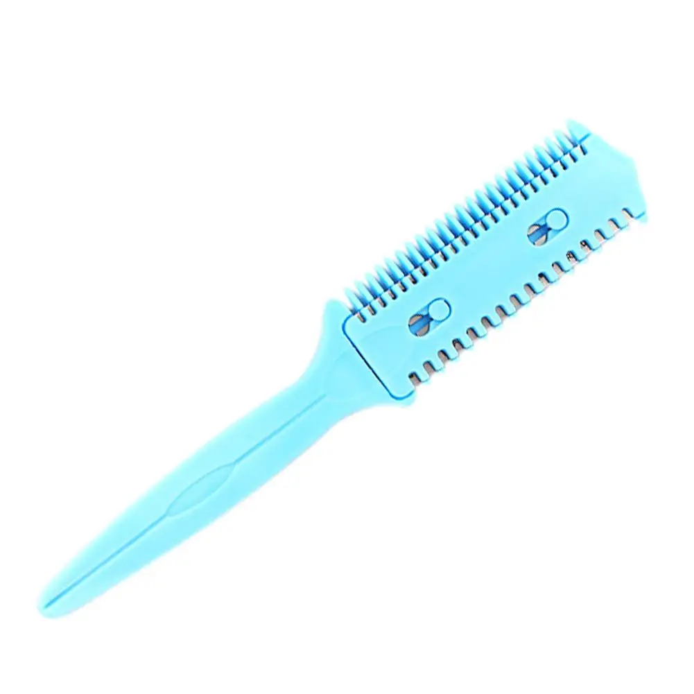 Банг подстриженный гребень двухсторонний резак гребень устройство для истончения волос для укладки волос портативный светильник вес Удобный прочный