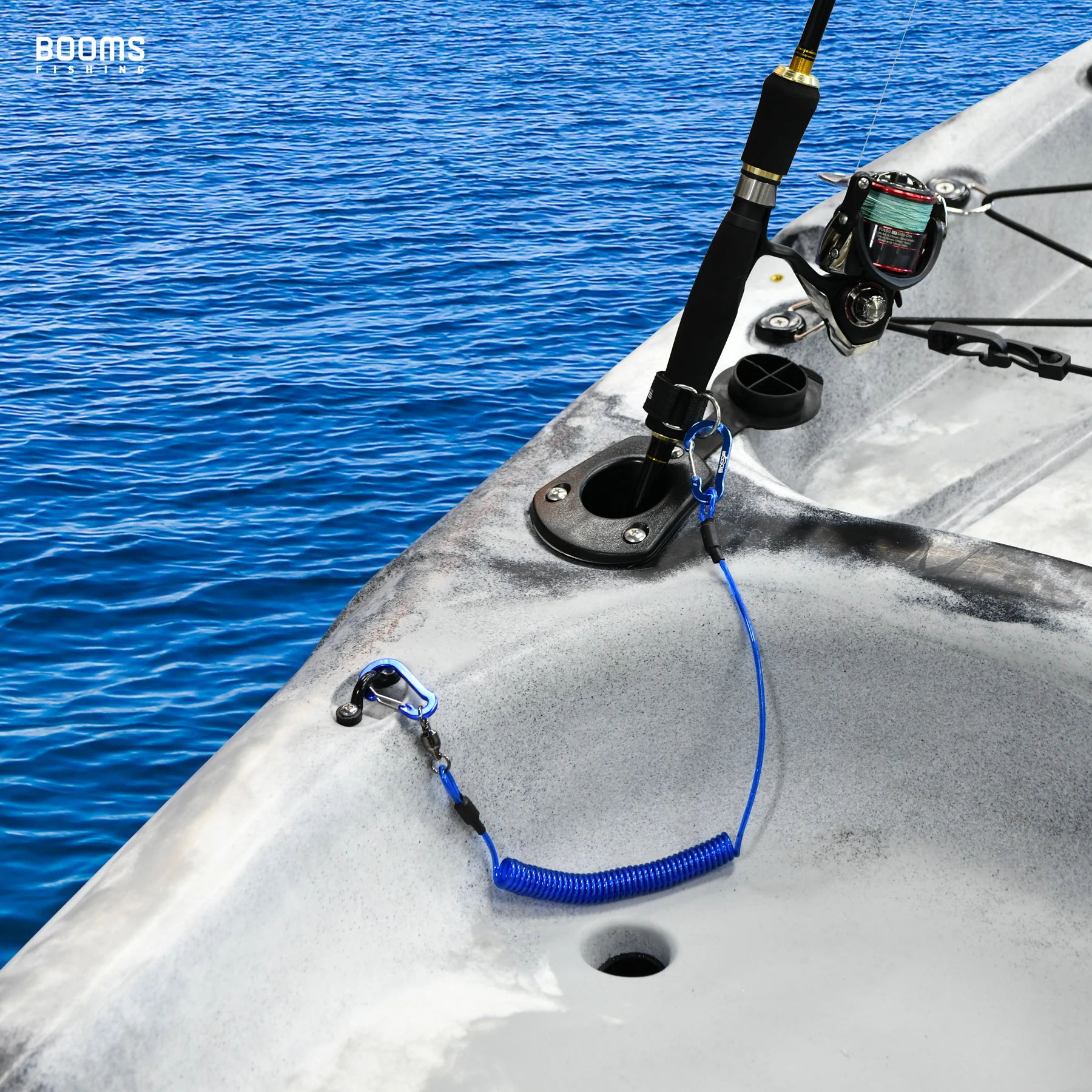 Boms Fishing T02 2шт сверхмощный рыболовный шнур для гребли на лодках с карабином