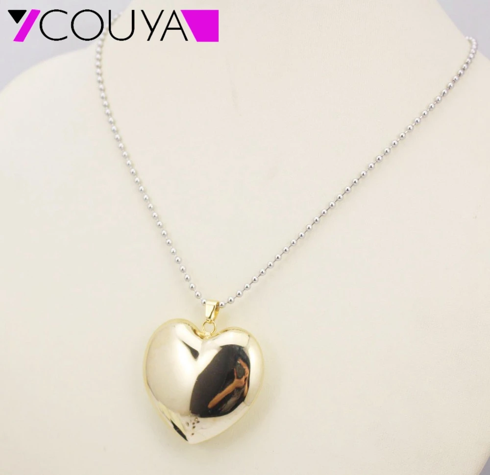 

Fashion Jewelry necklace good friends necklace long chain gold color heart pendant necklace for women