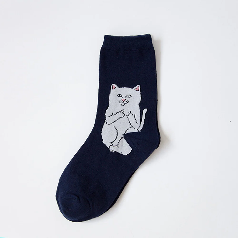 running socks women 1Pair Fashion Unisex Cartoon Cat Art Funny Alien Planet Comfortable Autumn Winter Creative Warm Cotton Halloween Party Socks heated socks for women