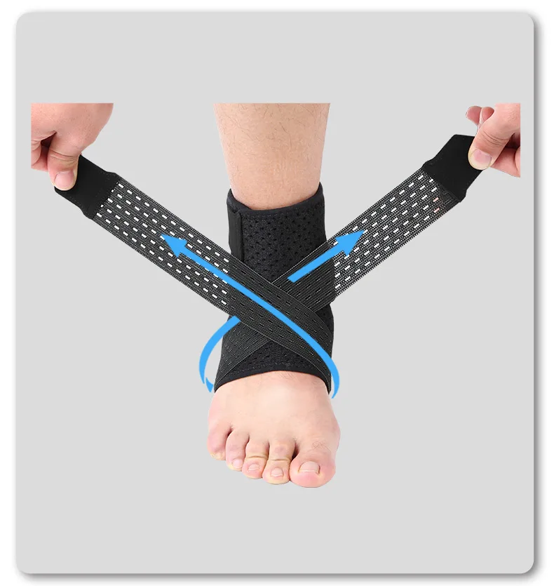 TMT фиксатор для поддержки лодыжки, защищающий ногу, регулируемый высокоэластичный напорный бандаж, анти растяжение, для фитнеса, бега, 1 пара
