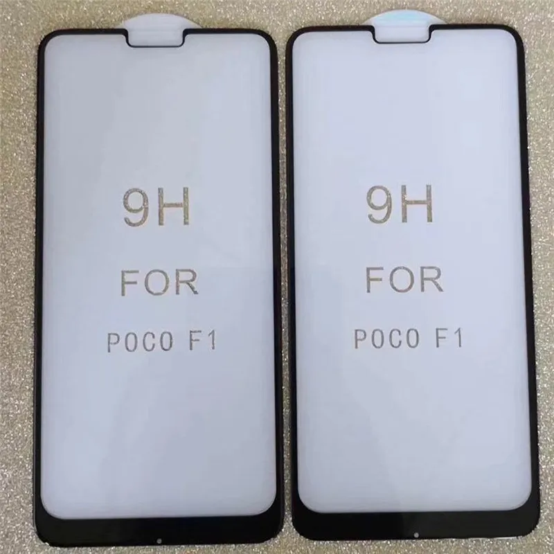 

5D Full Curved Screen Protector Tempered Glass For POCO F1 Tempered Glass For POCO F1 Full Cover Protective Film