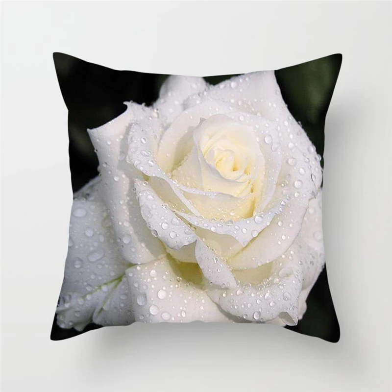 Fuwatacchi Подсолнух Роза Одуванчик цветочный цветок наволочка подушки декоративный чехол на подушки украшение дома для дивана