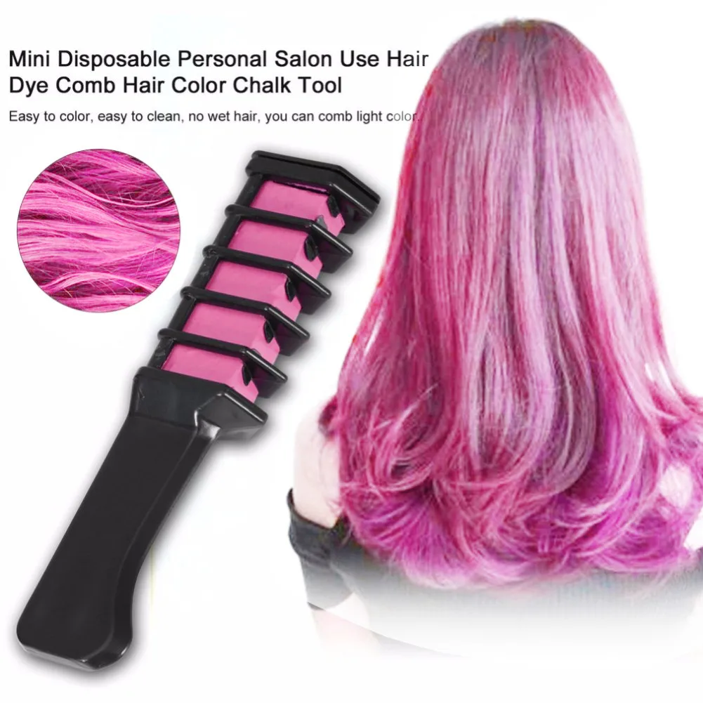 Mascara Hair Color Chalk Design Crayons Temporary Pink White Grey