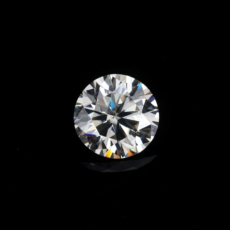 Пропустите Алмазный тестер 3 0 мм 0.1ct круглый DEF белый цвет блестящий Ограненный