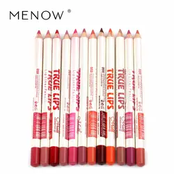 Косметика фирмы menow 12 цветов/набор Водостойкий карандаш для губ женские Профессиональные Тени для век Косметические Инструменты P14002