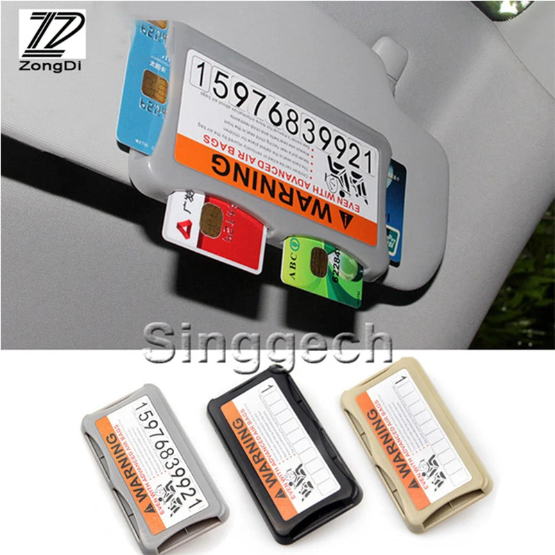 Zd Car Styling Carring Bag Parking Credit Card For Bmw Toyota Ford