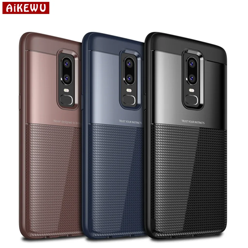 

Aikewu For Oneplus 6 6T Case OnePlus 6T Cover Armor PC +Soft TPU Silicone Shockproof back Cover Case For Oneplus6 6T Capa