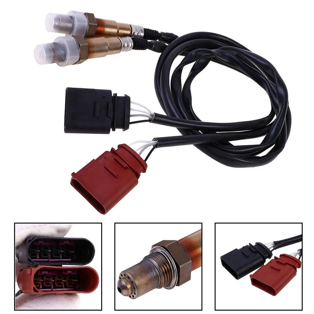 

2 pcs Set Oxygen Sensor O2 Front & Rear ForVW For Golf For Jetta ForAudi TT Automotive OE Spare Parts 2 pcs Set Oxygen Sensor