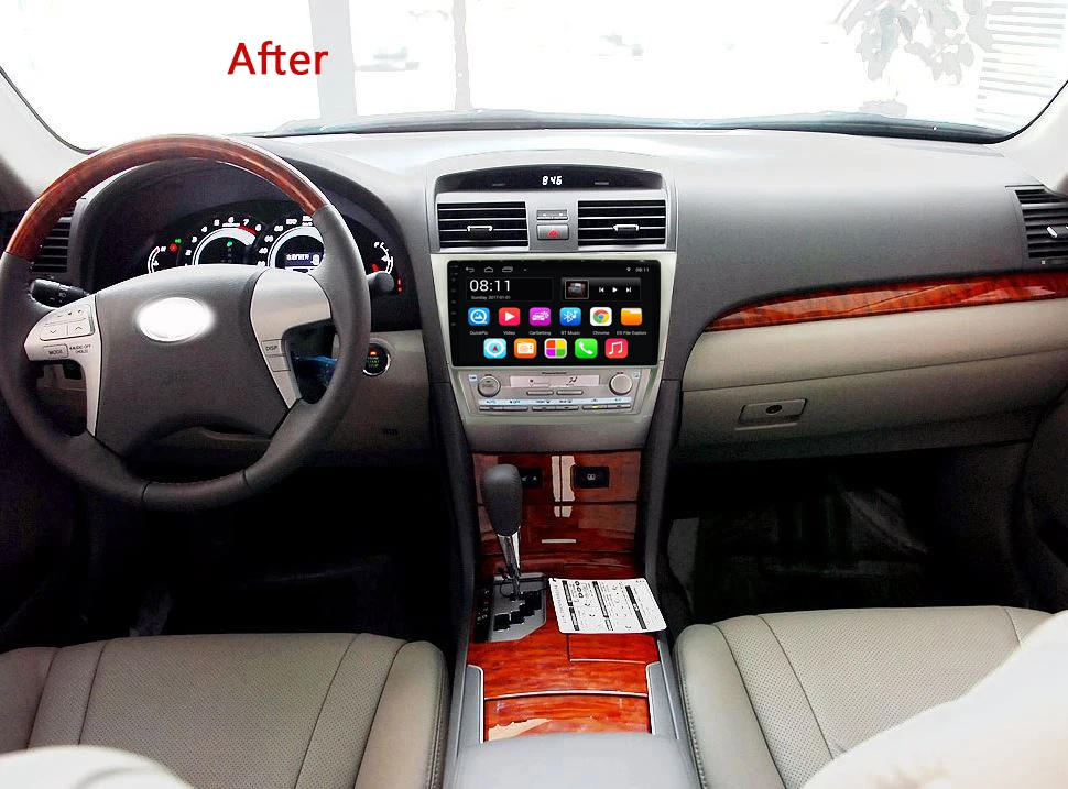STAPON 10 дюймов Автомобильный DVD Android 7 1 навигация для Camry 2006 2011 с Bluetooth рулевое