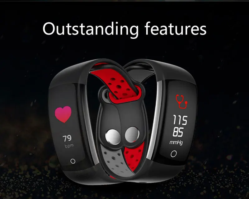 VERYFiTEK Q6 смарт-браслет Heart Rate Monitor часы кровяное Давление кислородный браслет IP68 Водонепроницаемый Фитнес трекер умный Браслет