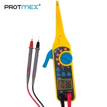 Protmex Vehicle Circuit Tester DT86A Multifunction LCD Display Automotive Car circuit detecting instrument(Yellow