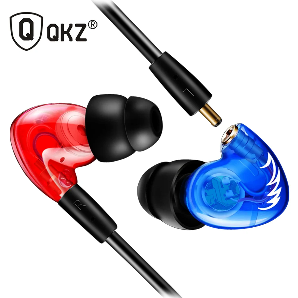 QKZ W3 In-Ear Earphones New arrival Sports Earphone in ear bass HiFi portable Headset fone de ouvido auriculares audifonos