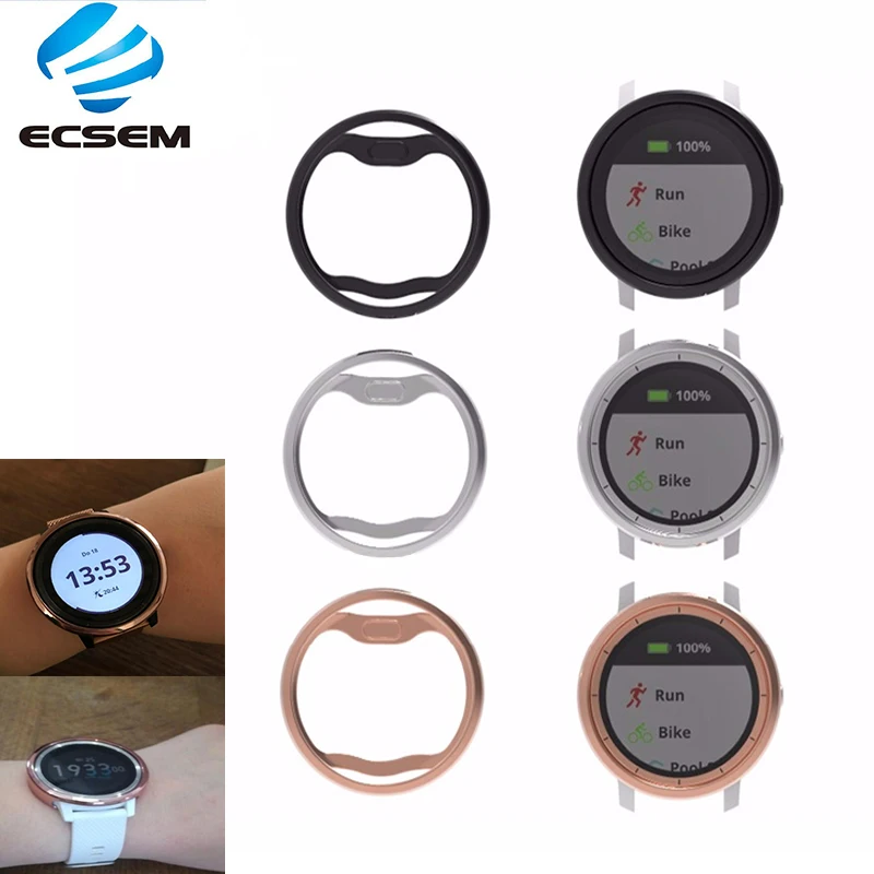 ECSEM покрытие защитные чехлы Замена для Garmin Vivoactive 3 тренер мягкий TPU безопасность Полный Край Покрытие часов аксессуары