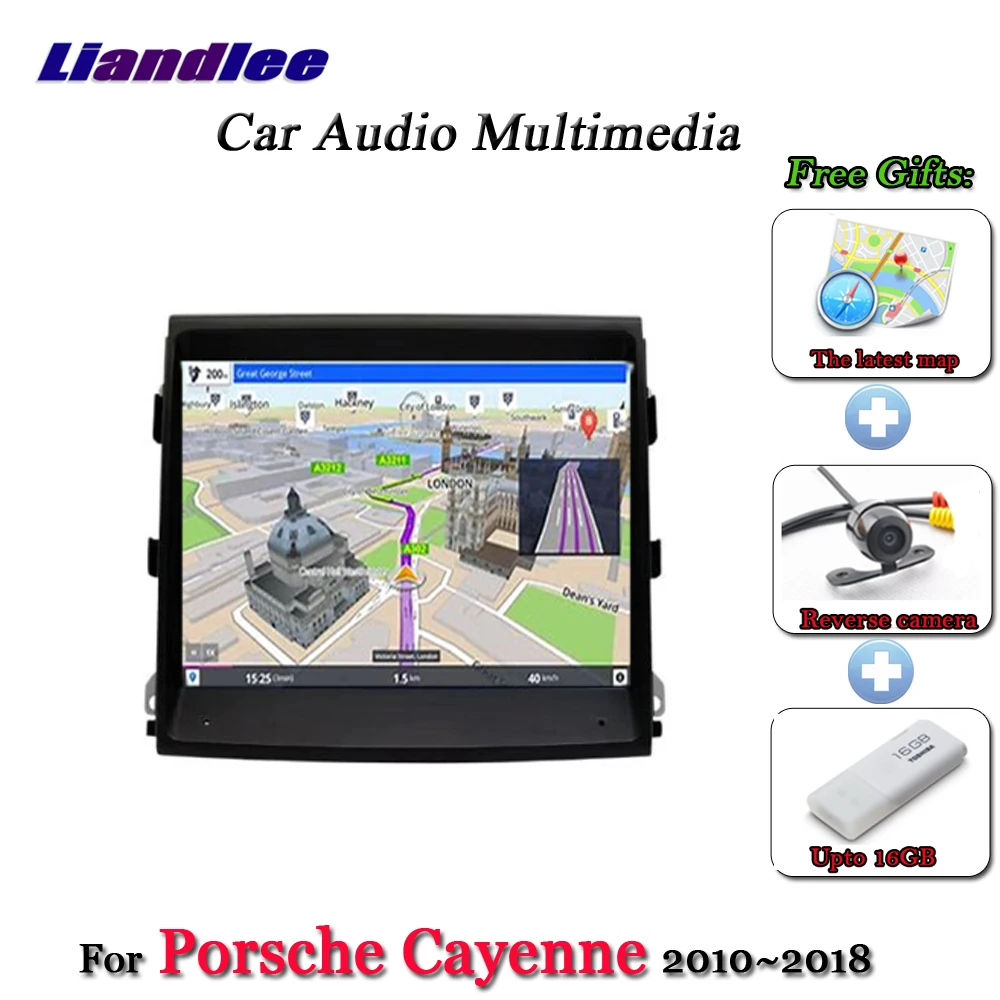Flash Deal Liandlee 8.4 Inch Android System For Porsche Cayenne 2010~2018 Radio Camera GPS Navi MAP Navigation HD Screen Multimedia No DVD 2