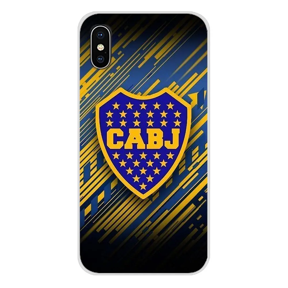 Boca Juniors для Apple IPhone X XR XS MAX 4 4s 5 5S 5C SE 6 6 S 7 8 Plus ipod touch 5 6 Аксессуары чехлы для телефонов - Цвет: images 10