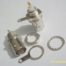 10 шт. BNC Женский адаптер для монтажа на панель разъема