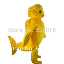 Роскошный костюм-талисман с золотой рыбкой, красивый костюм морским животным, костюм кунг-фу панды вечерние карнавальные рекламные костюмы SW694