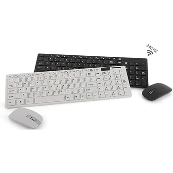 

2.4G Wireless Keyboard Mouse Set Wireless Optical Mouse 1600dpi Keyboard Movie Set for Laptop PC 8899