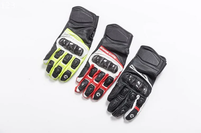 Новые кожаные Перчатки для мотоциклистов, перчатки из углеродного волокна, Перчатки для мотоциклистов, перчатки для езды на мотоцикле, локомотив, анти-осень
