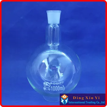 

1000ml 24/29 single neck round-bottom flask Lab Glass Flask Round Bottom Single Short Neck Ware Chemistry Boiling Flask