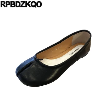 

blue black ladies round toe soft ballet flats women rubber sole shoes designer ballerina silver slip on metallic 2019 korean