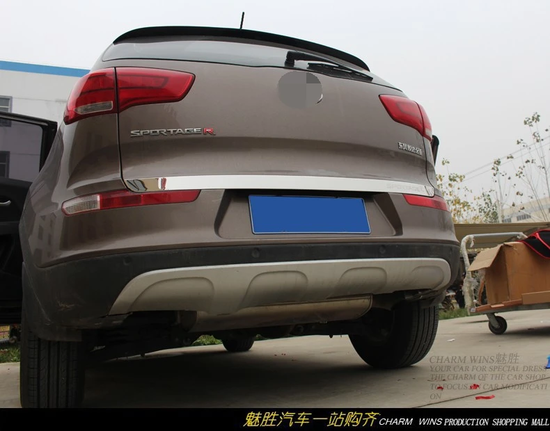 

High quality stainless steel Rear Trunk Lid Cover Trim For 2011-2012 KIA Sportager