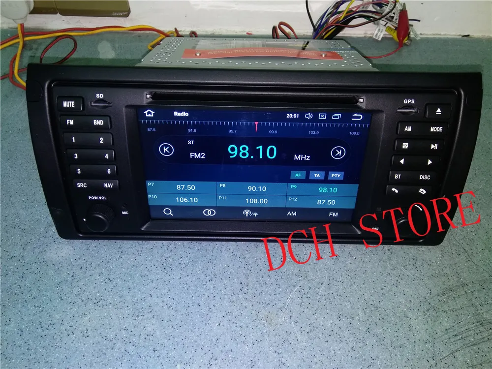 Clearance Android 9.0 8 CORE octa core eight android Car dvd player gps navigation radio For BMW E39 X5 E53 RAM stereo headunits carplay 27