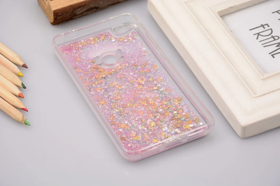 Reaoom for Huawei P8 P9 Lite 2017 Case Glitter Dynamic Liquid Star Quicksand Bottle Unicorn Cover for Huawei p8 p9 lite 2017     (2)