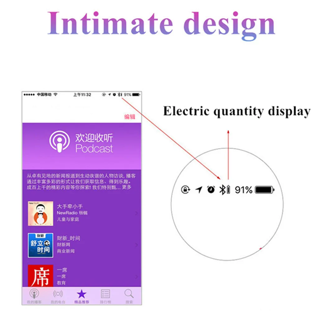  Zweige ES02 In-ohr Bluetooth Ohrhörer Drahtlose Kopfhörer Sport Musik Headset Für Apple iPhone Xiao