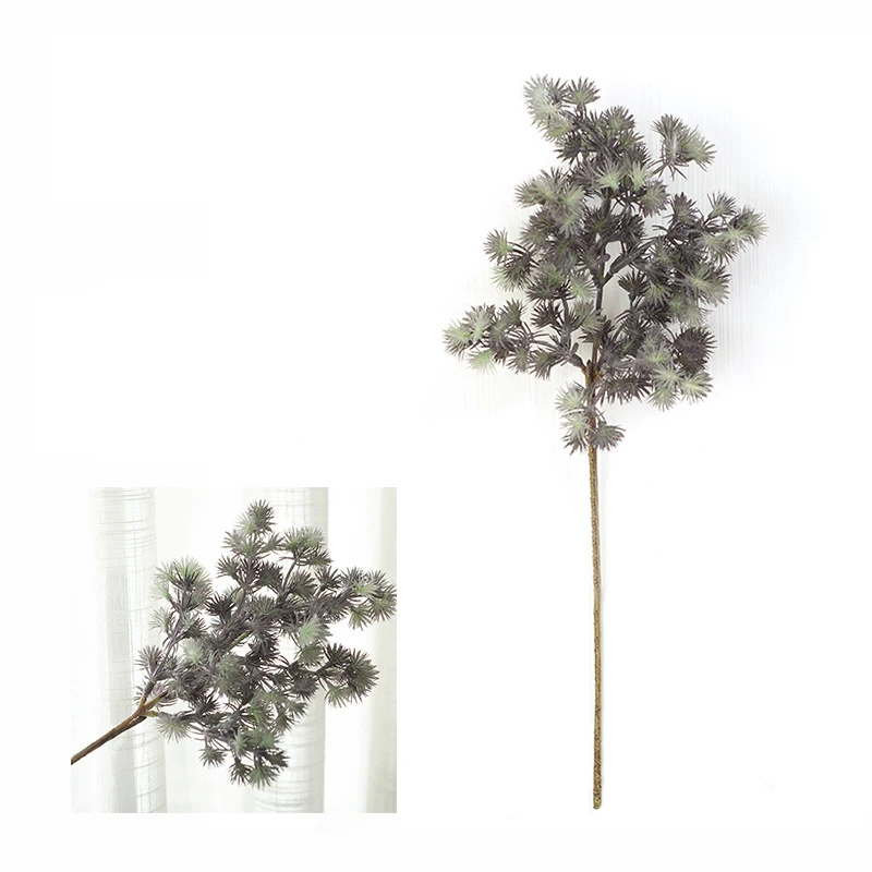 

Pine Tree Short Branches Plastic Plant Artificial Flowers Wreath Ornament Parts