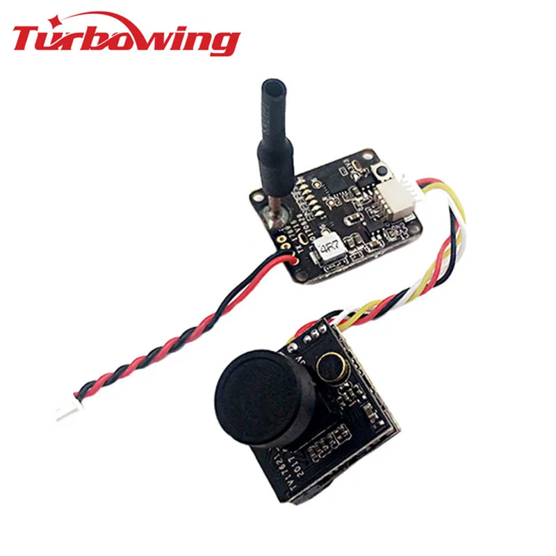 

Turbowing 5.8G 48CH 0/25/200mW Transmitter & M7 700TVL 1/3'' FOV 120 Degree HD DVR FPV Mini Camera NTSC For RC FPV Racing Drone