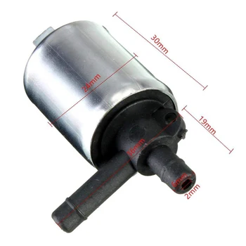 

Silver Solenoid Valve Plastic Electric Current Control Bypass Device 12V/24v 250MA 0 - 0.4MPA open / closed valve operation