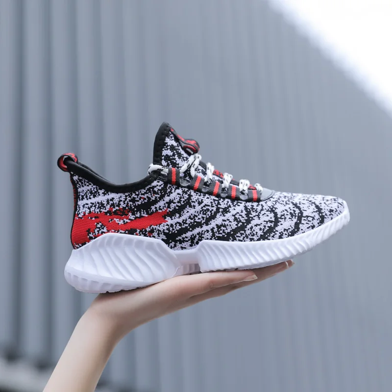 

Summer Breathable Sneakers Women Knitted Vulcanized Shoes Mesh Sneakers feminino Zapatos wumao699