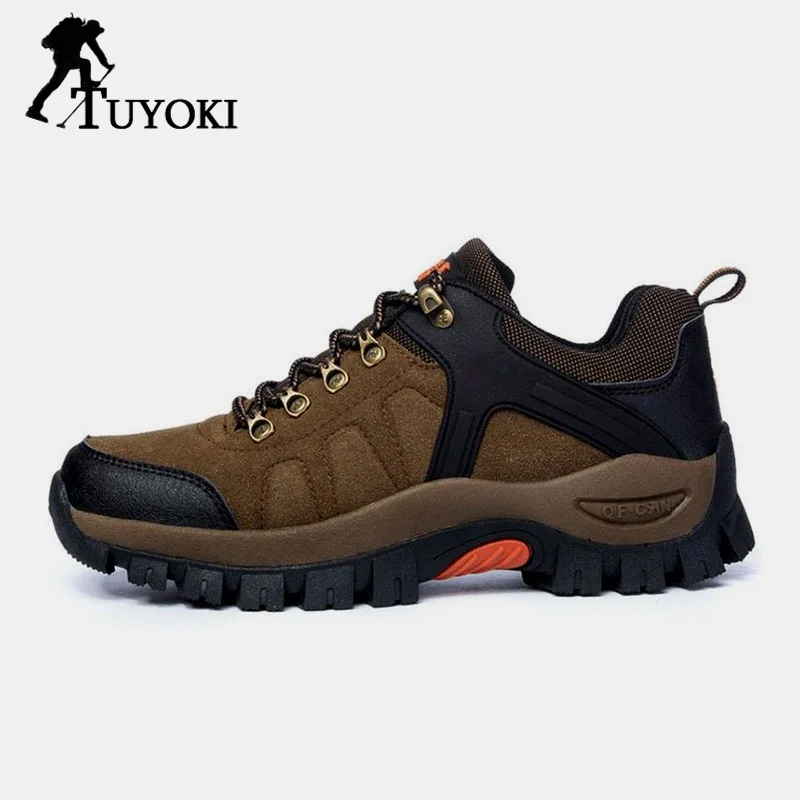 

Tuyoki Plus Size 36-47 Couple Daily Women/Men Hiking Shoes Women Travel Trekking Climbing Sneakers Shoes Unisex Chunky Footwear