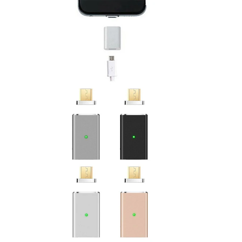 YIESOM Магнитный зарядный Micro USB к магнитному зарядному кабелю адаптер для Android