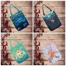 IVYYE 1 шт. В поисках Немо Дори модные аниме холщовые сумки на плечо Повседневная сумка для покупок мультяшная Сумка-тоут дорожная женская обувь для девочек Новинка