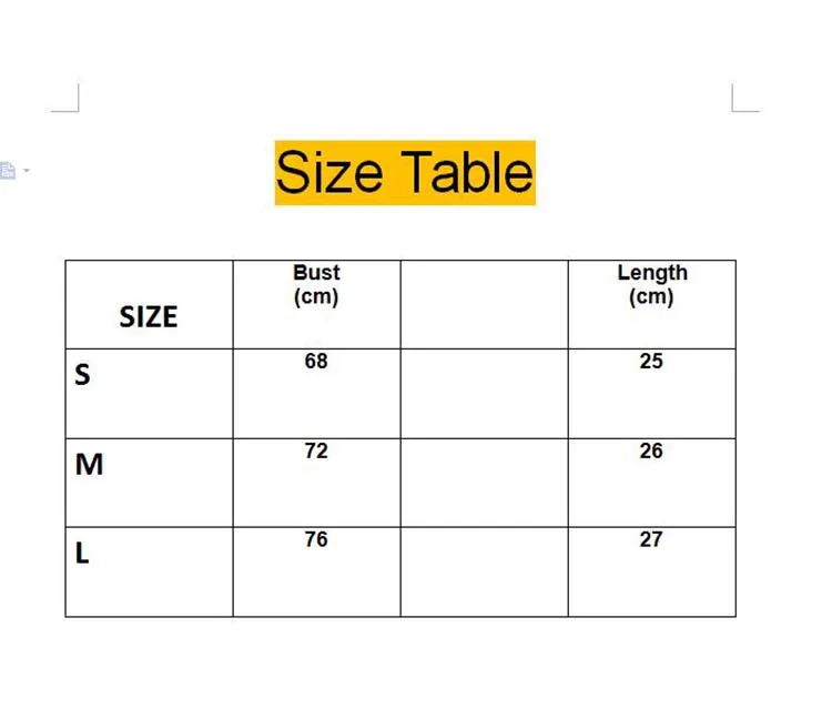 size