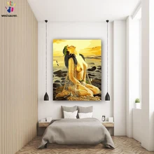 DIY цветные картины по номерам с красочным искусством стильная картина Рисование Живопись по номерам Обрамленный дом