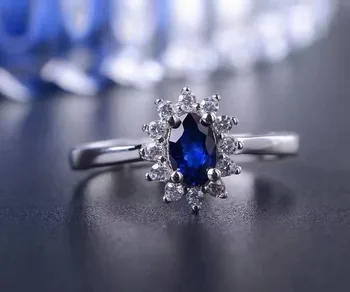 Natural dark blue sapphire gem Ring Natural gemstone Ring 925 sterling silver trendy Diana round women anniversary gift Jewelry
Natural dark blue sapphire gem Ring Natural gemstone Ring 925 sterling silver trendy Diana round women anniversary gift Jewelry