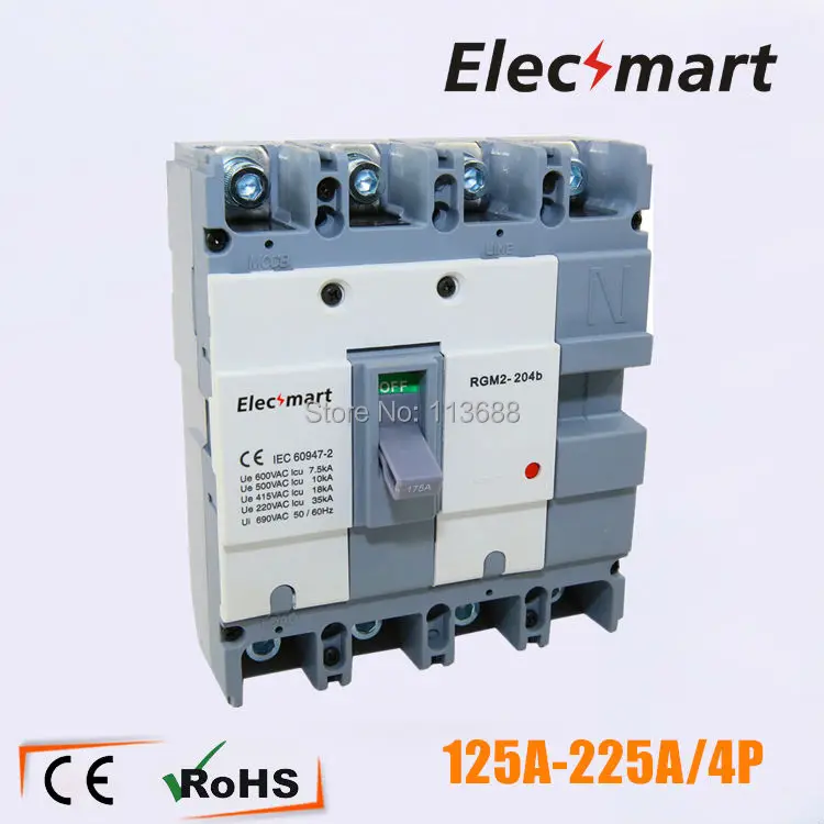 

150A 4p korean type moulded case circuit breaker good for Iran market