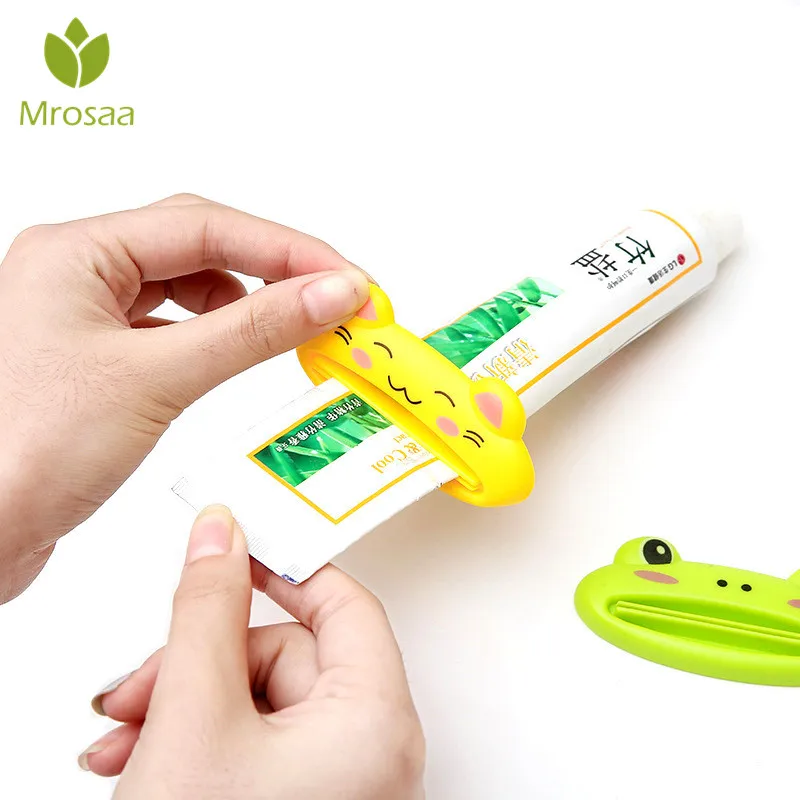 

10Pcs Cute Animal Multifunction Toothpaste Squeezer Cartoon Bathroom Tube Facial Cleanser Toothpaste Dispenser Home Commodity