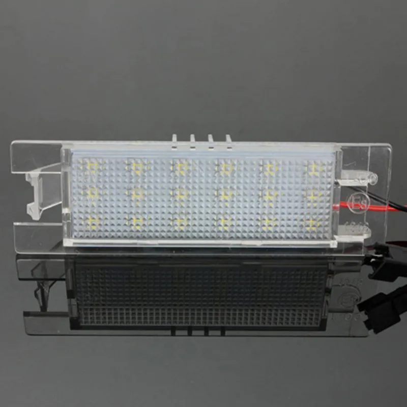1 шт. 18 светодиодный SMD автомобильный номер номерного знака Лампа для Vauxhall Opel Zafira Corsa C D Astra H J Vectra M8617 DC 12 В