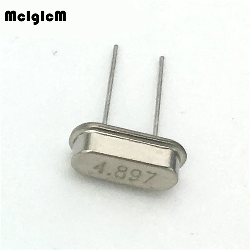 

20pcs hc-49s 4.897MHz 20ppm 20pF quartz resonator
