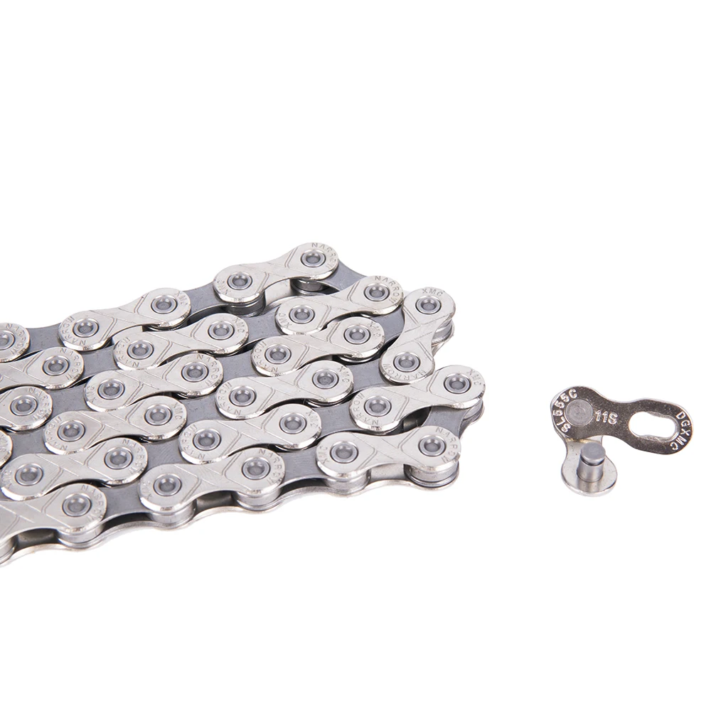 Best ZTTO 11 Speed Bicycle Chain Silver Chains Tool-less Nickel Connecting Link for Mountain Bike Road Bicycle MTB Parts 2