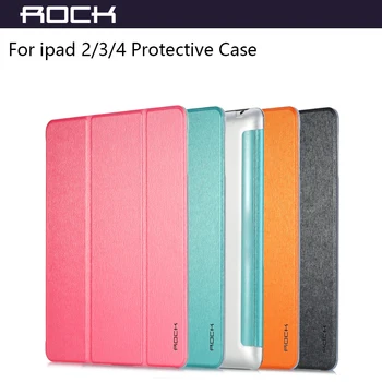 

For ipad 2 / 3 / 4 Tablet PC Colorful Multifaceted Protective Leather Case Rock