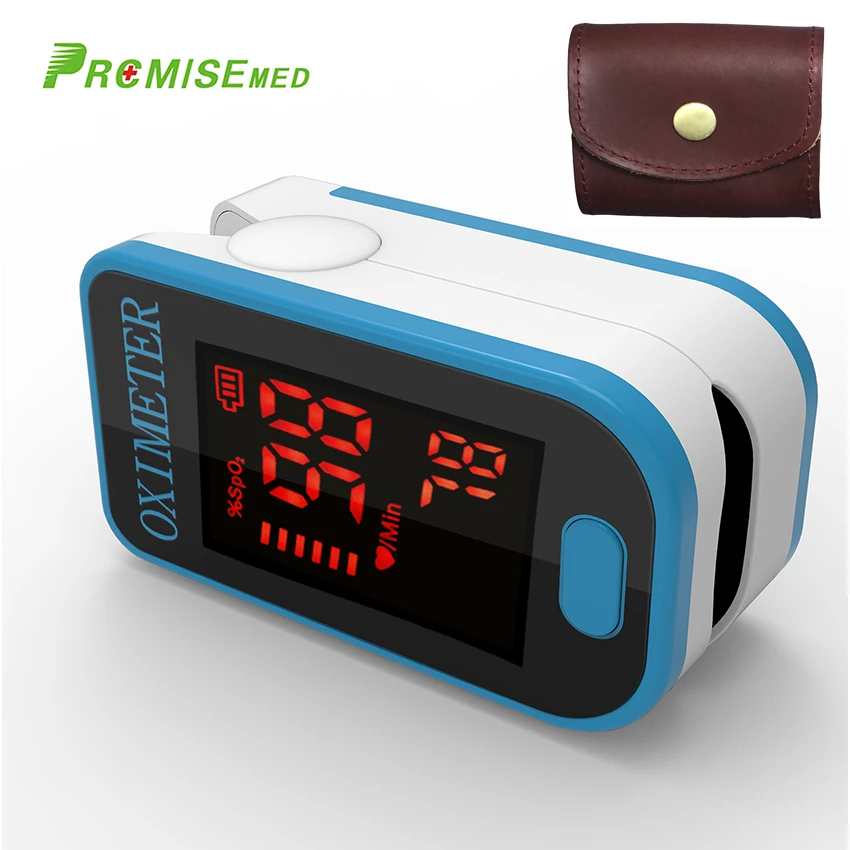 

PRO-F4 Finger Pulse Oximeter,Heart Beat At 1 Min Saturation Monitor Pulse Heart Rate Blood Oxygen SPO2 CE Approval-blue